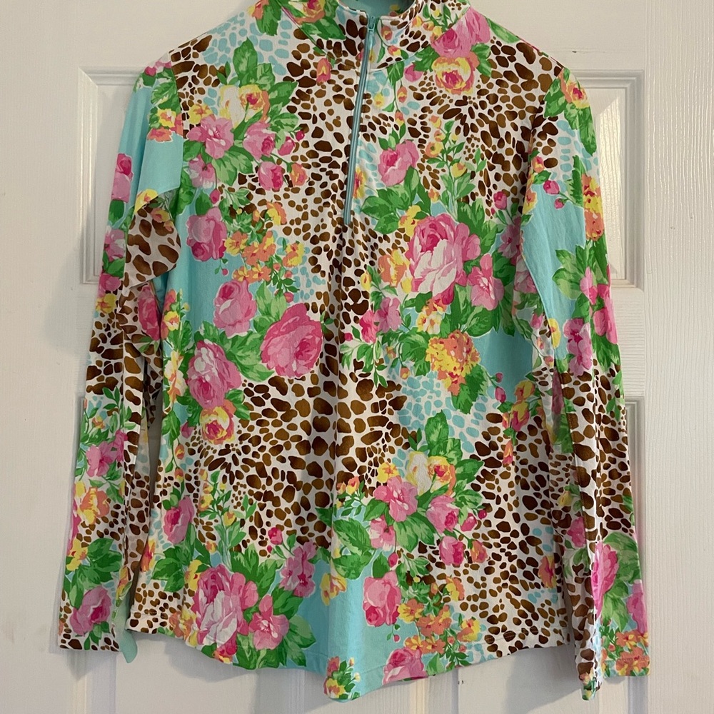 Gottex Life Style “Jungle Rose” Long-sleeved Golf Top